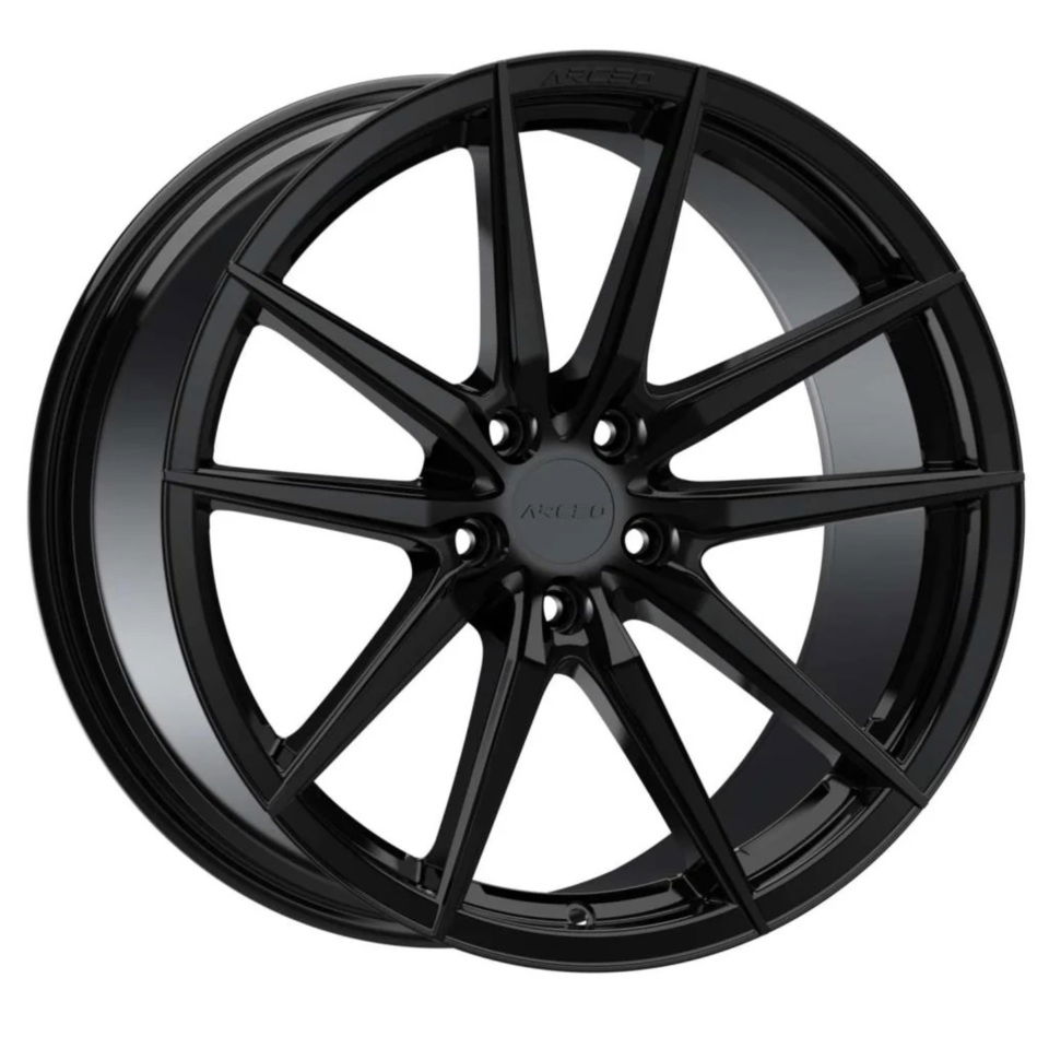 8.0*18" 5*112  ET33 73.1 GLOSSY BLACK MONACO ARCEO